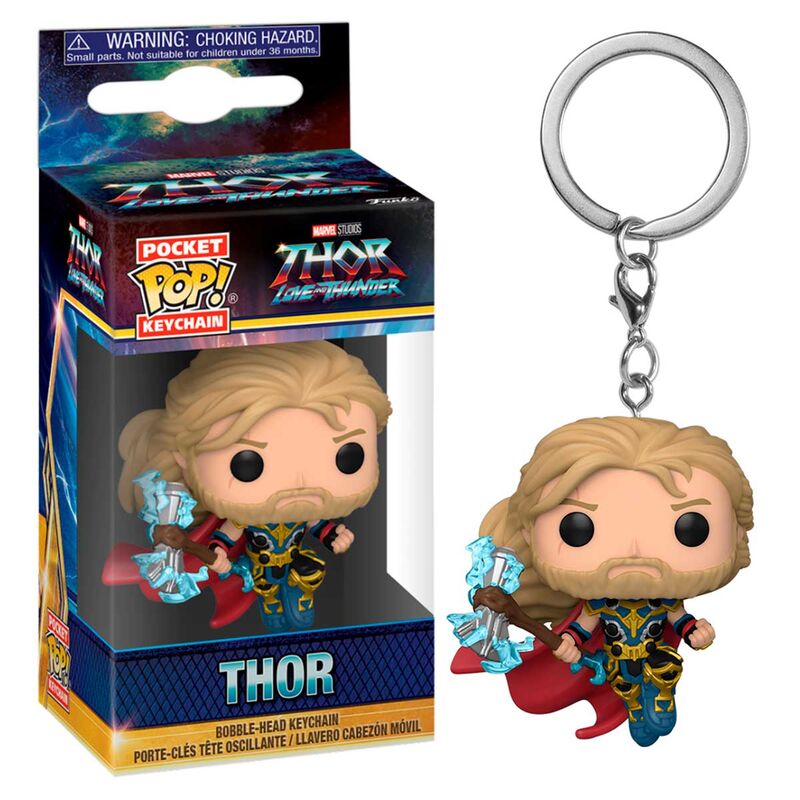 Funko Pocket POP Keychain Marvel Thor Love and Thunder